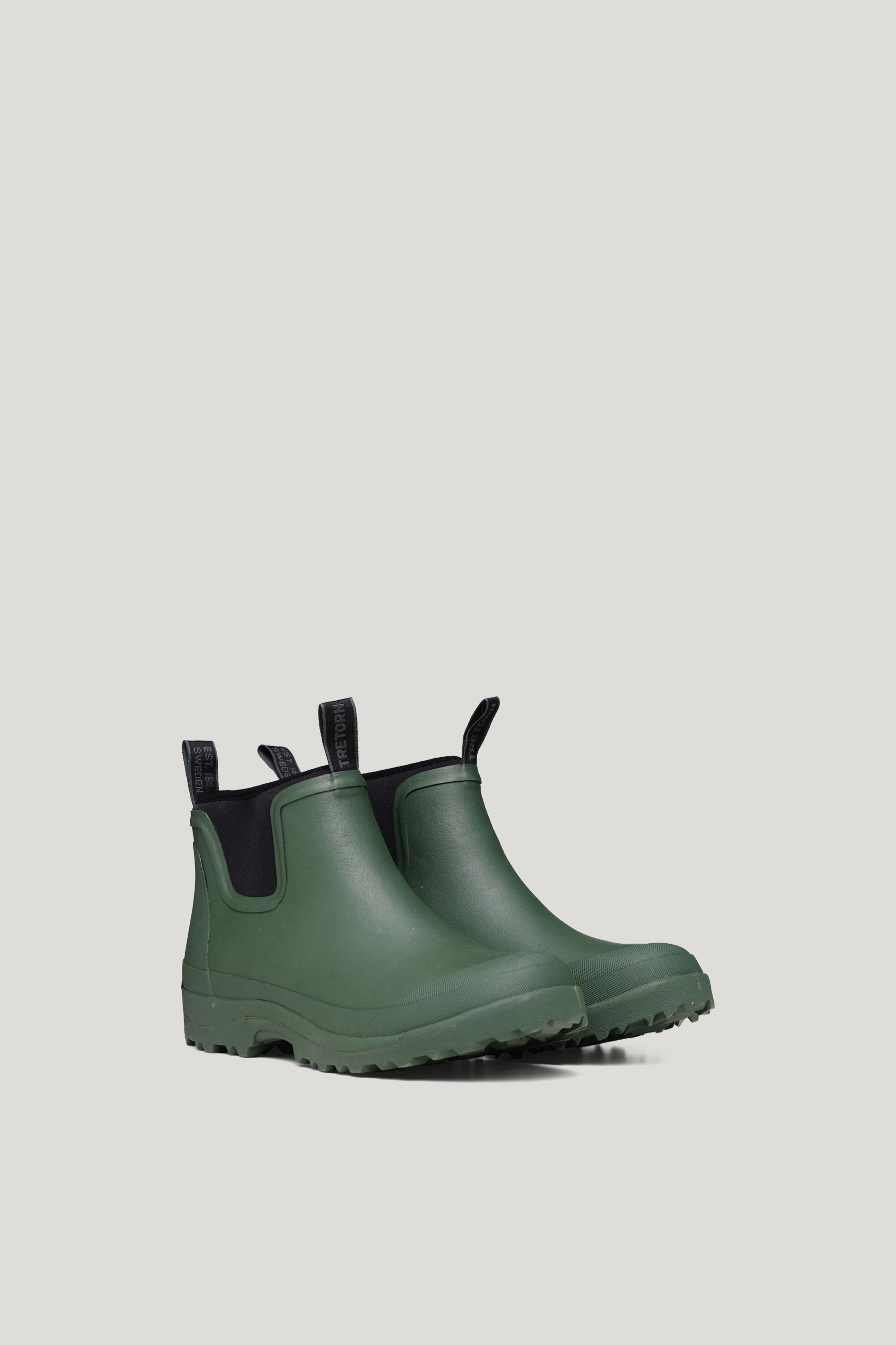 Terräng Low Neo Rubber boot for men and women in the colour green