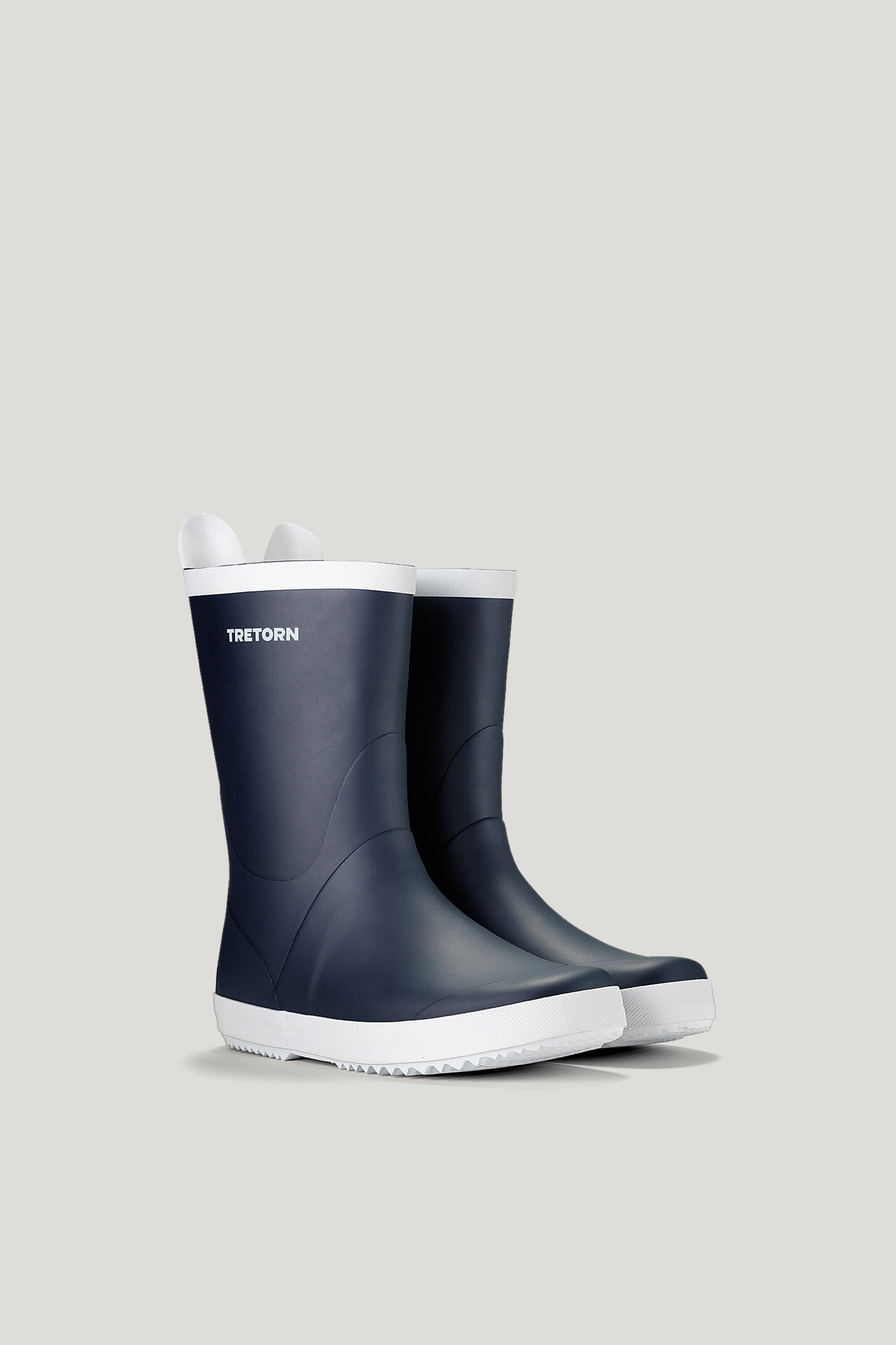 Wings rubber boots by Tretorn for men and women in the colour blue