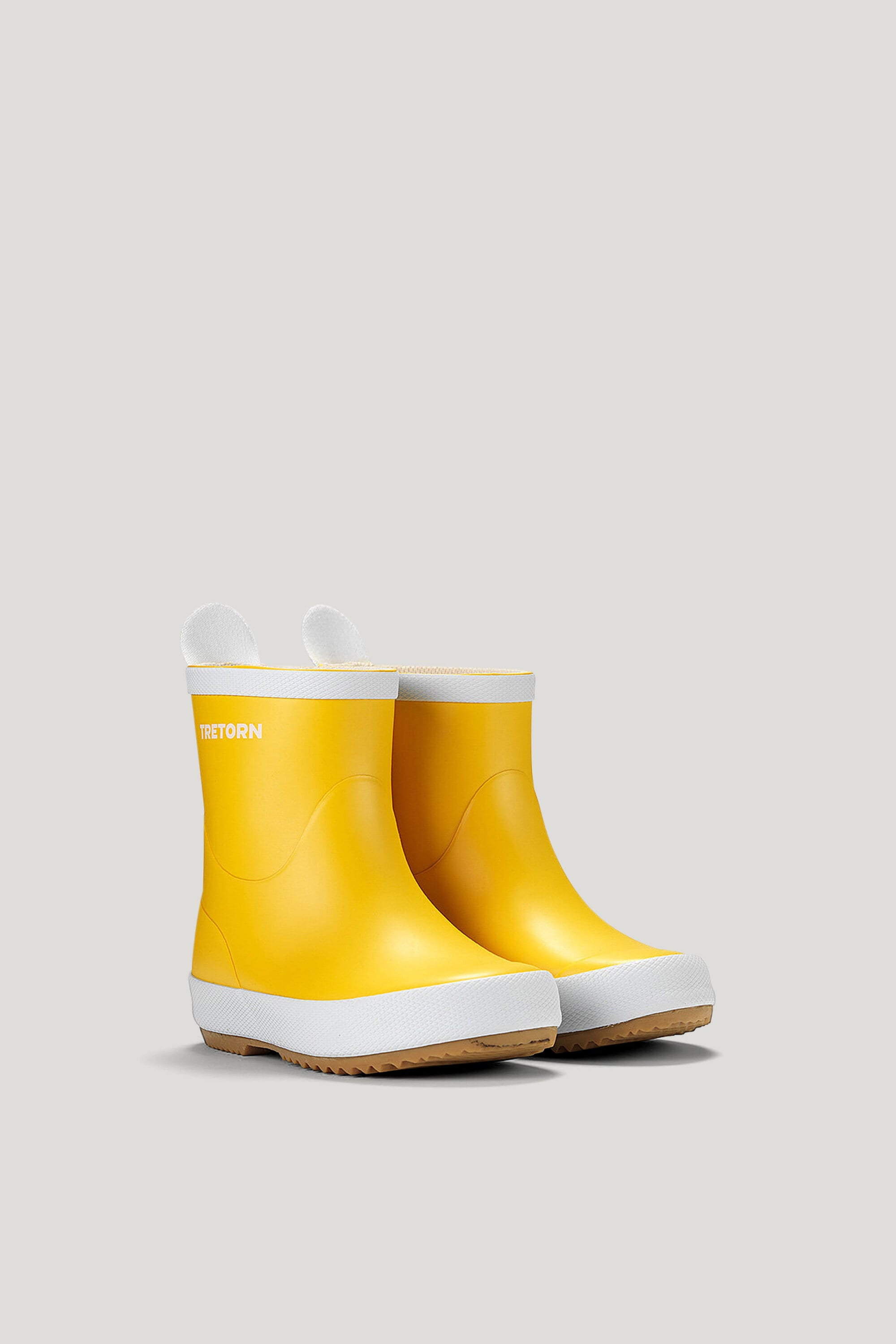 Wings Kids rubber boots by Tretorn for children in the colour yellow