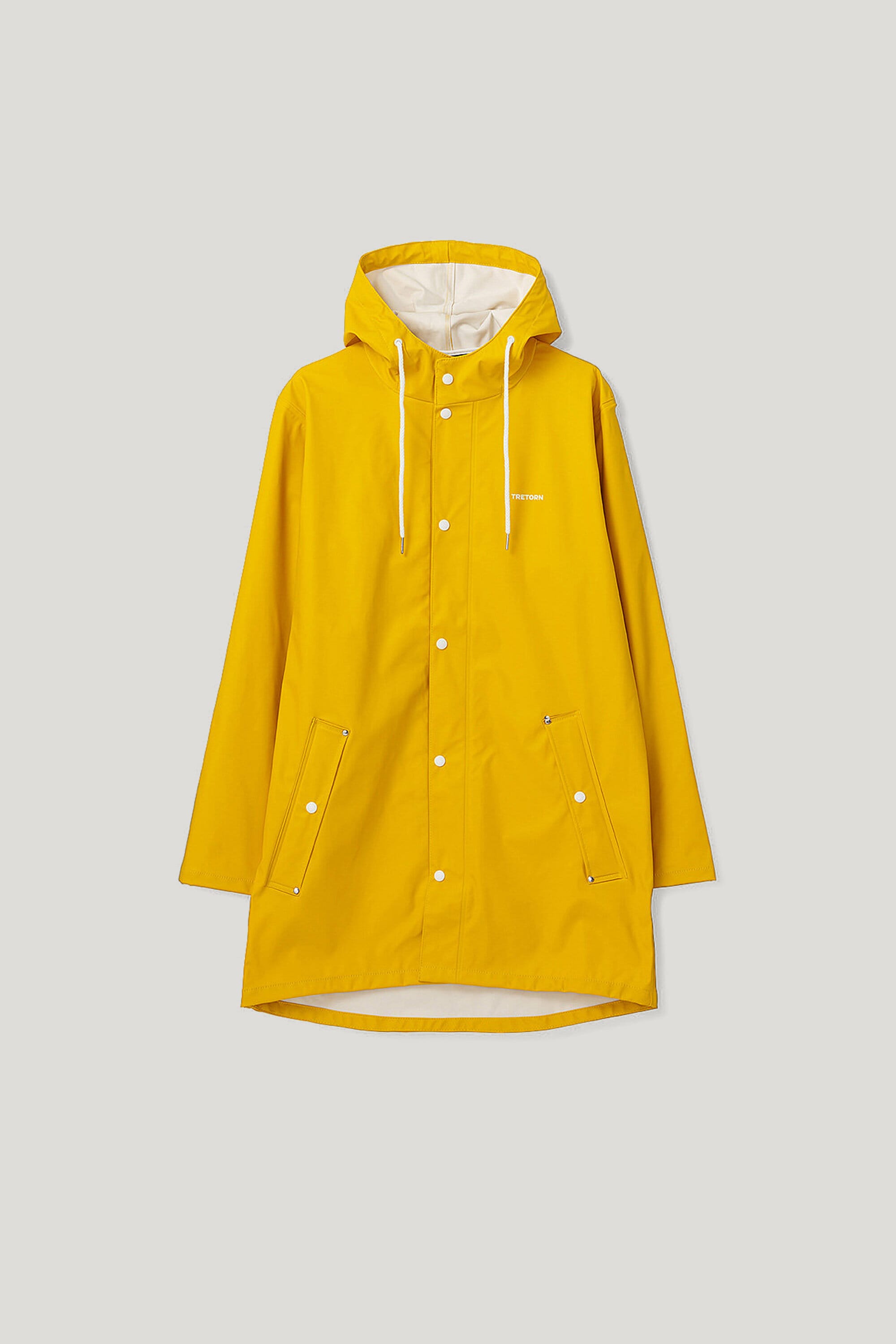 Wings rain jacket by Tretorn for men and women in the colour yellow