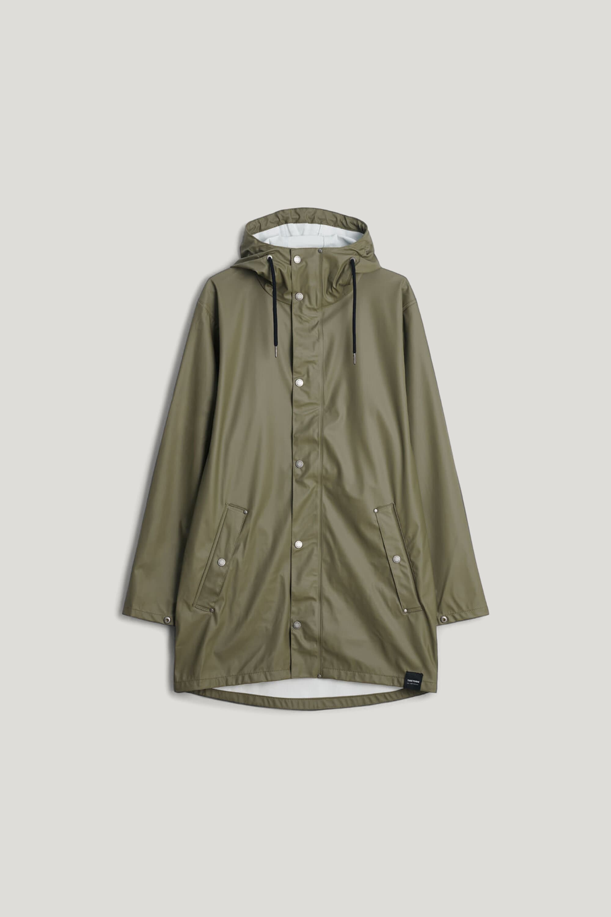 Wings Plus Eco rain jacket by Tretorn for men and women in the colour green