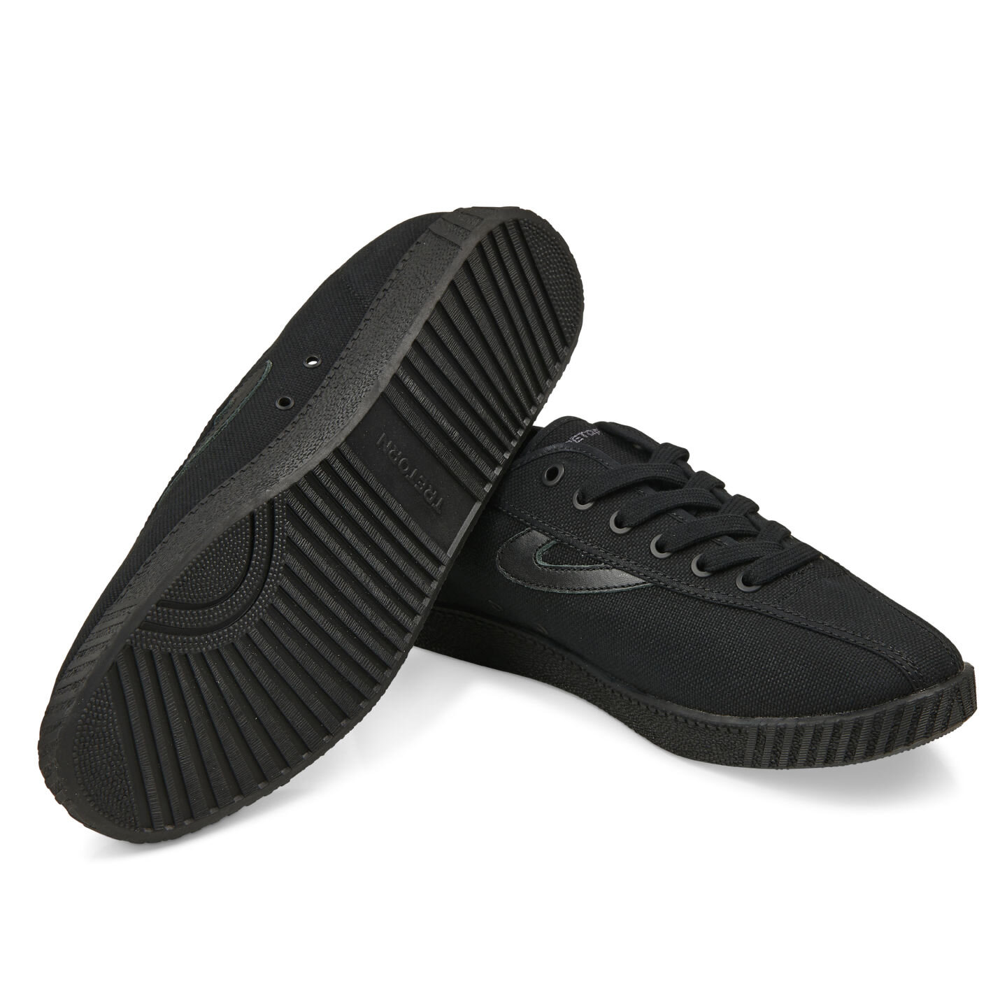 Tretorn black leather cheap
